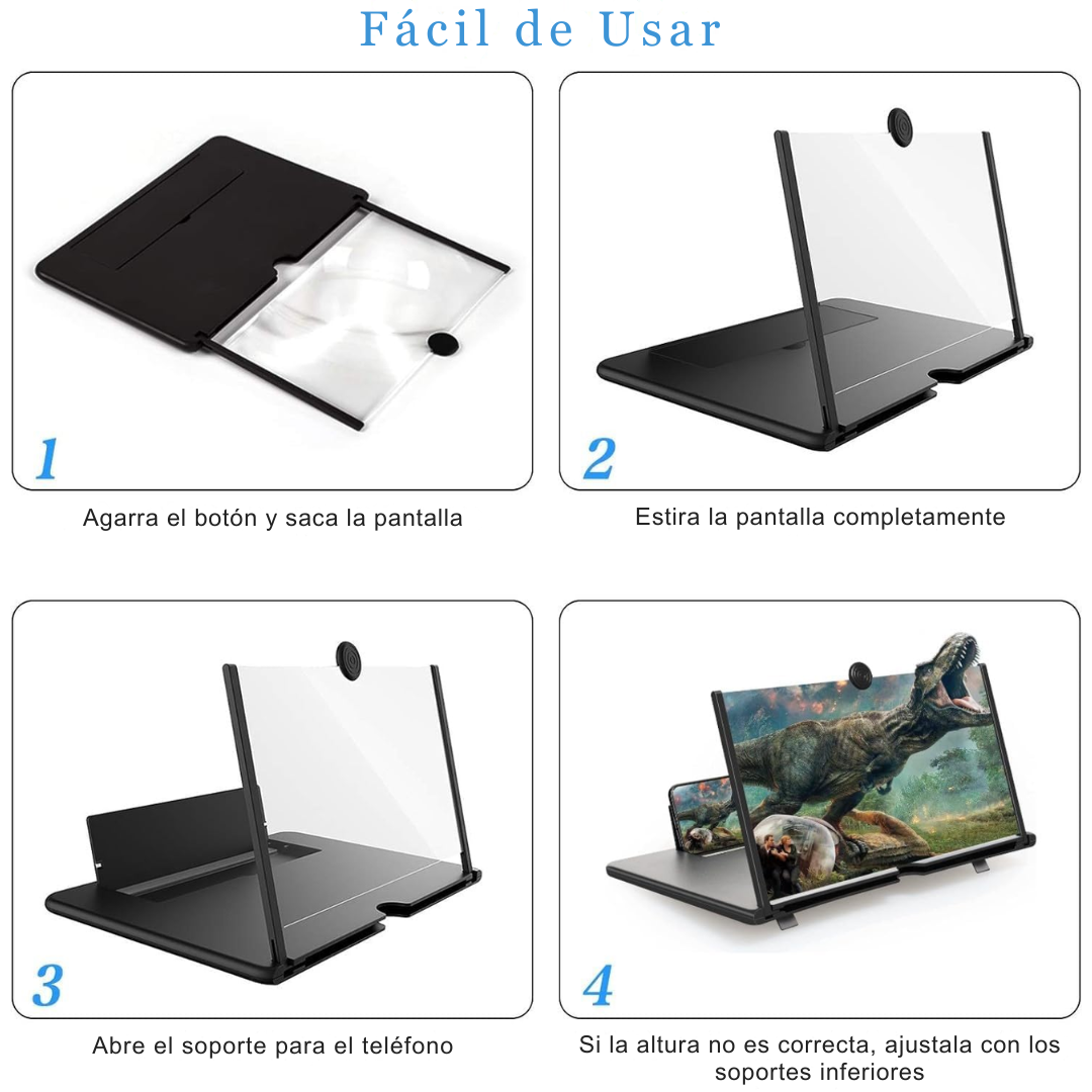 Amplificador de Pantalla de Móvil